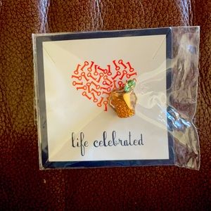 KEEP Rose gold shot glass with adorable crystal lime 🍹